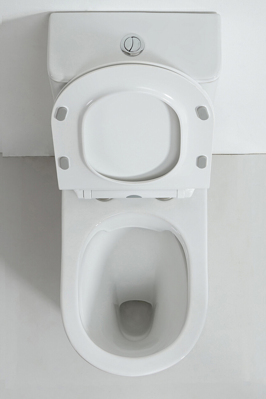 Унитаз напольный безободковый с сиденьем микролифт белый Stworki "Дублин" Db-01UN - изображение 10