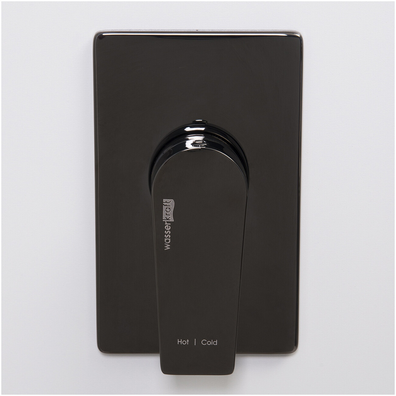 Смеситель для душа встраиваемый из латуни черный Wasserkraft 6651 - изображение 3