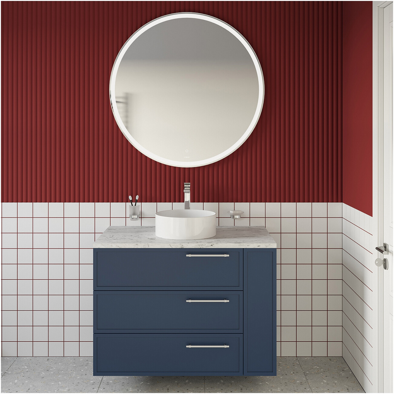 Раковина-чаша 36 см белая Stworki "Берген" S21415WH - изображение 8