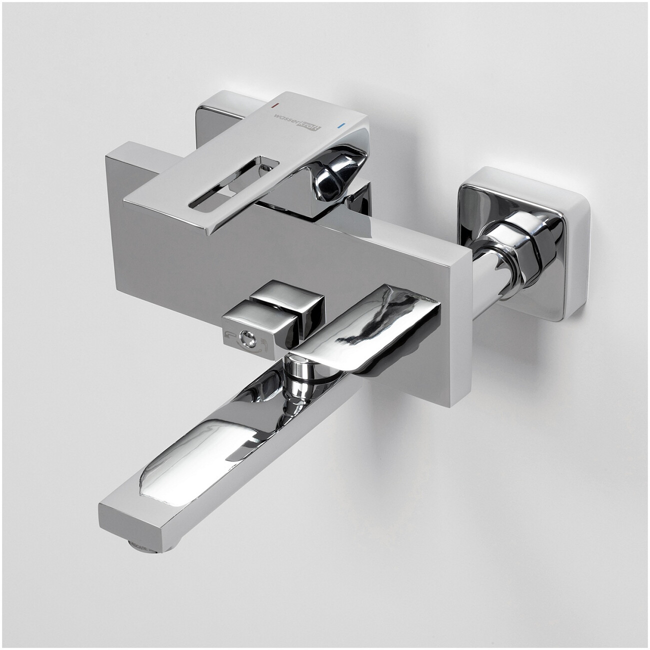 Смеситель для ванны с коротким изливом хром Wasserkraft Alme 1501 - изображение 8