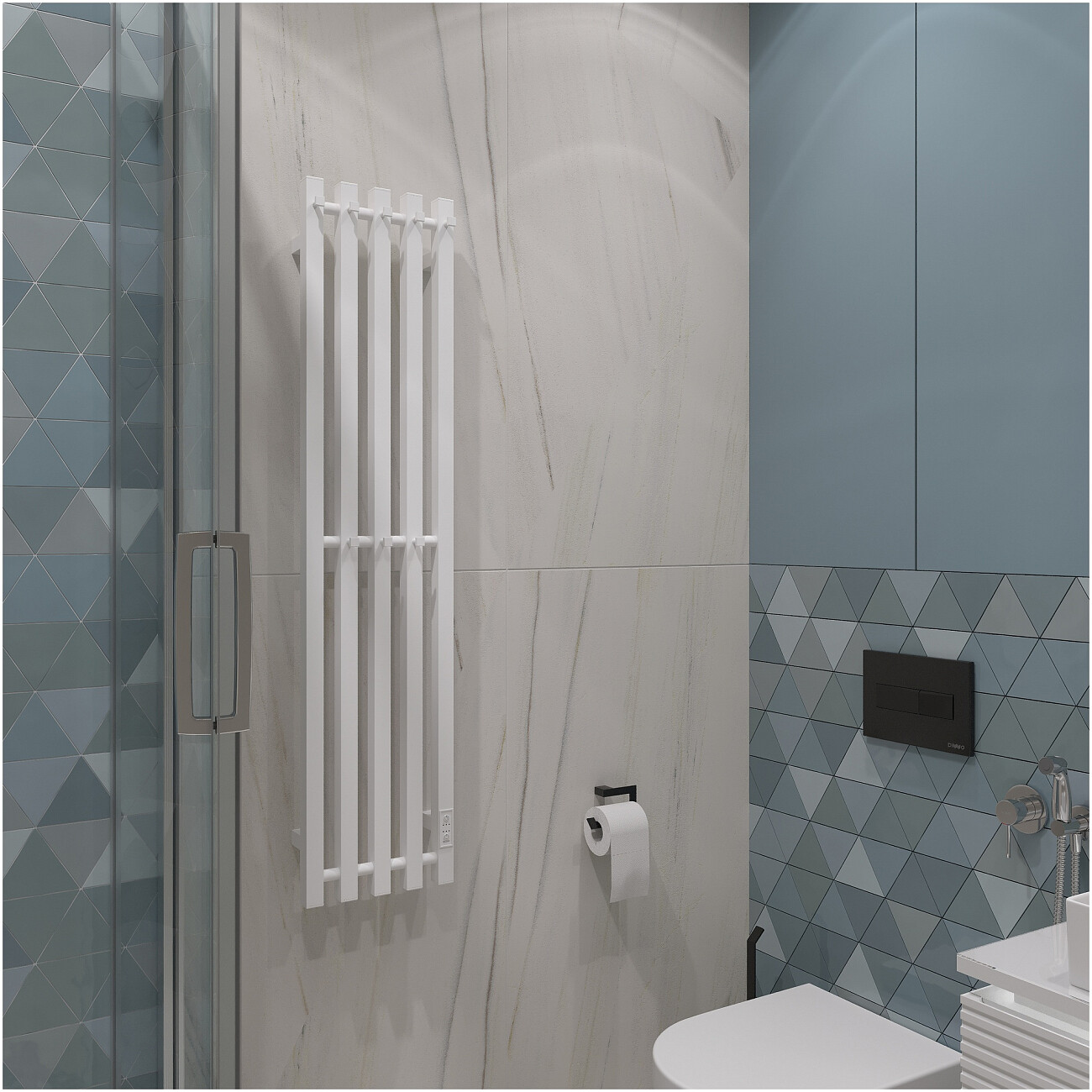 Полотенцесушитель электрический 120 см белый Ewrika "Пенелопа" P5 4657812418767 - изображение 8