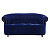 Диван Victoria полукруглый синий