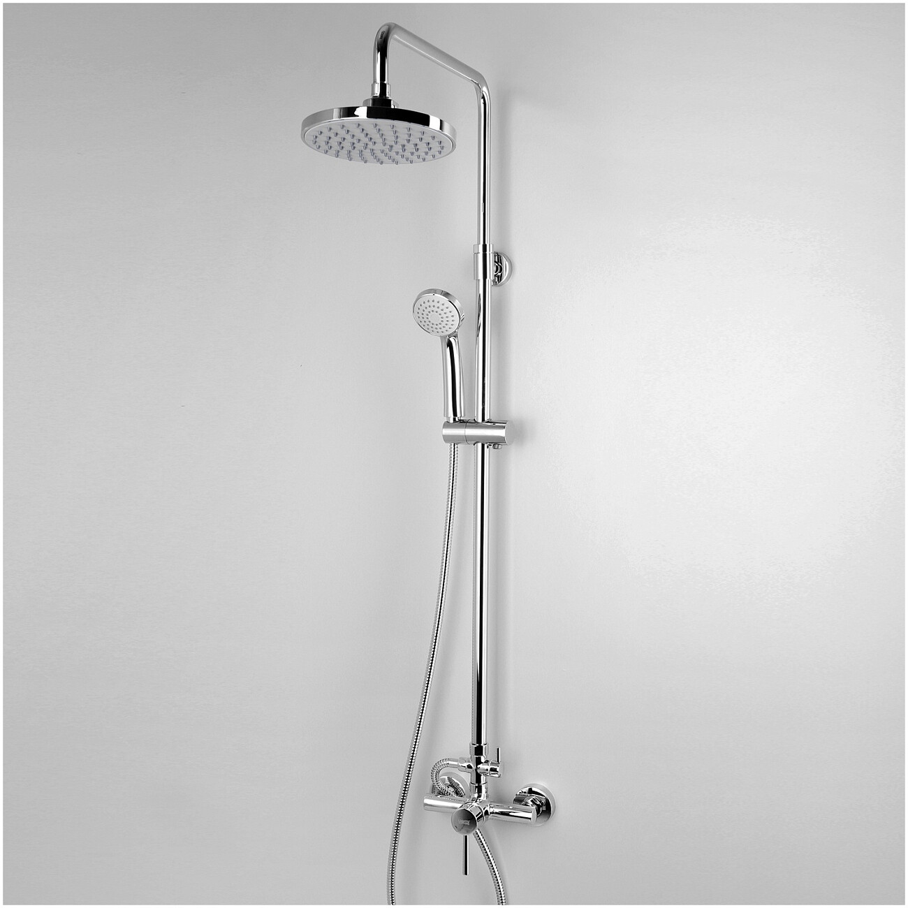 Душевая система со смесителем из латуни хром Wasserkraft A12202 - изображение 2