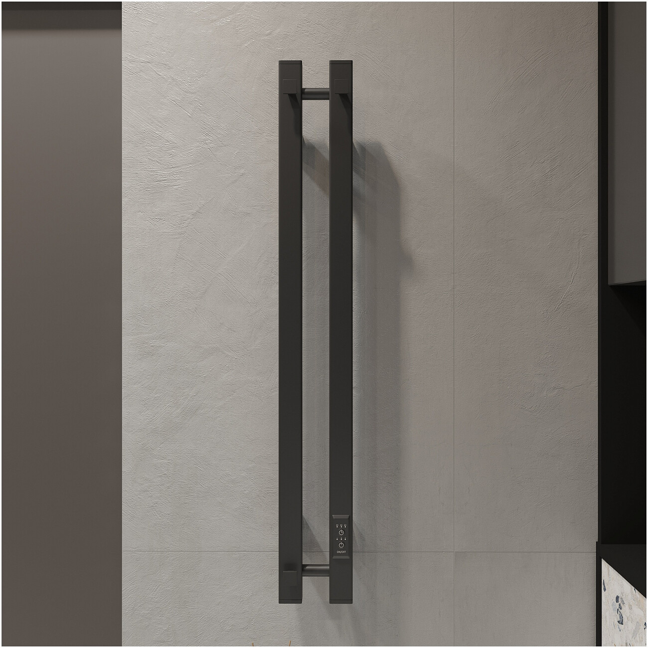 Полотенцесушитель электрический 80х12 см черный Ewrika "Пенелопа" P2 4657819952912 - изображение 5