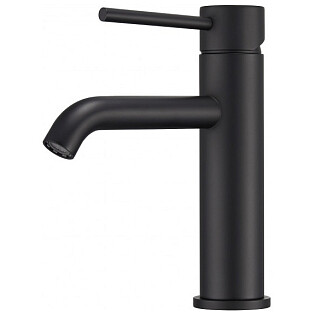 Смеситель для раковины однорычажный черный матовый Milacio Ultra MCU.550.MB