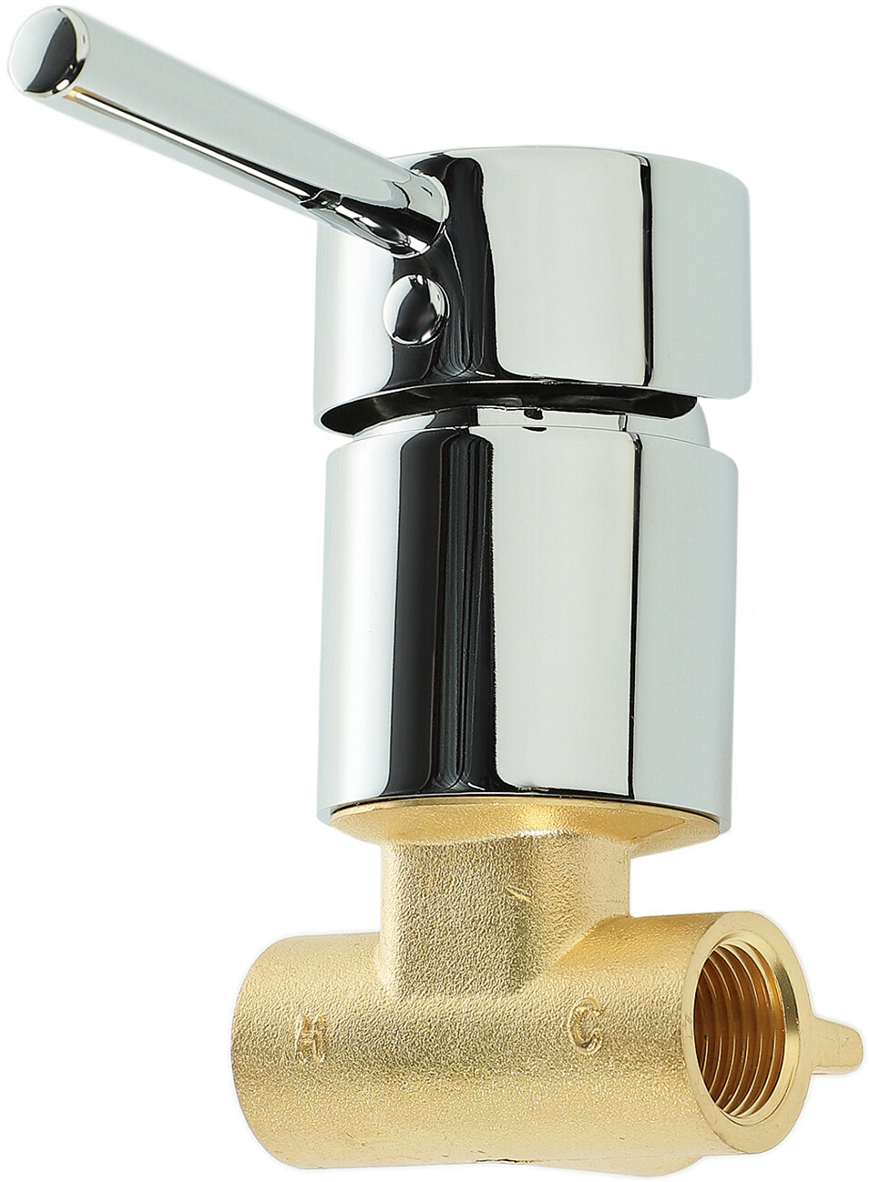 Смеситель для раковины встраиваемый однорычажный хром Stworki "Эстерсунд" ES-04w - изображение 6