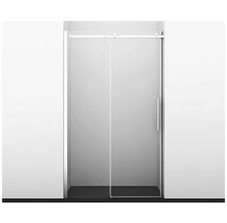 Душевая дверь раздвижная 120х200 см прозрачная, хром Wasserkraft Alme 15R05
