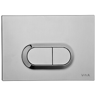 Кнопка смыва металлическая нержавеющая сталь Vitra Loop O 740-0940