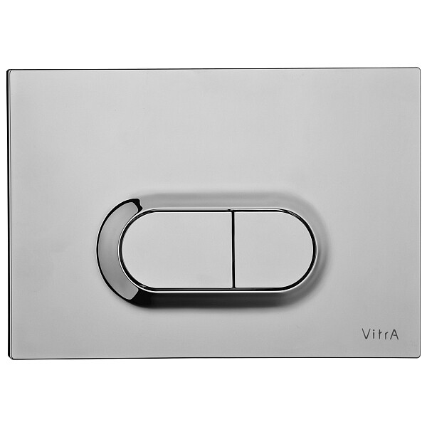 Кнопка смыва металлическая нержавеющая сталь Vitra Loop O 740-0940 - изображение 1