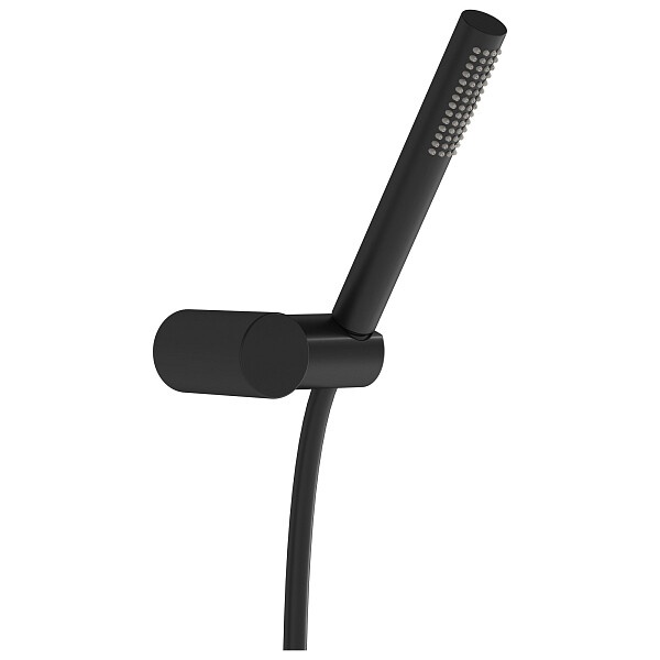 Душевой гарнитур с держателем и ручным душем черный Vitra Origin A4554336 - изображение 1