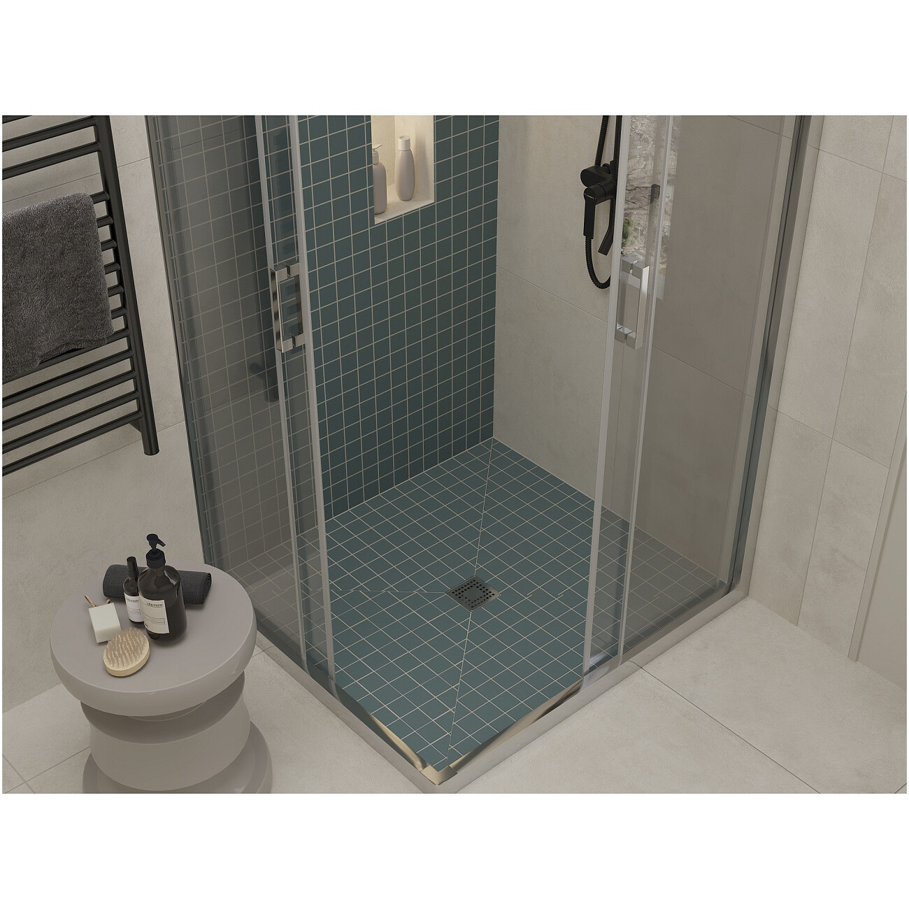 Душевой трап квадратный с прямым выпуском 10 см хром Ck Drain 3000-0010 - изображение 3