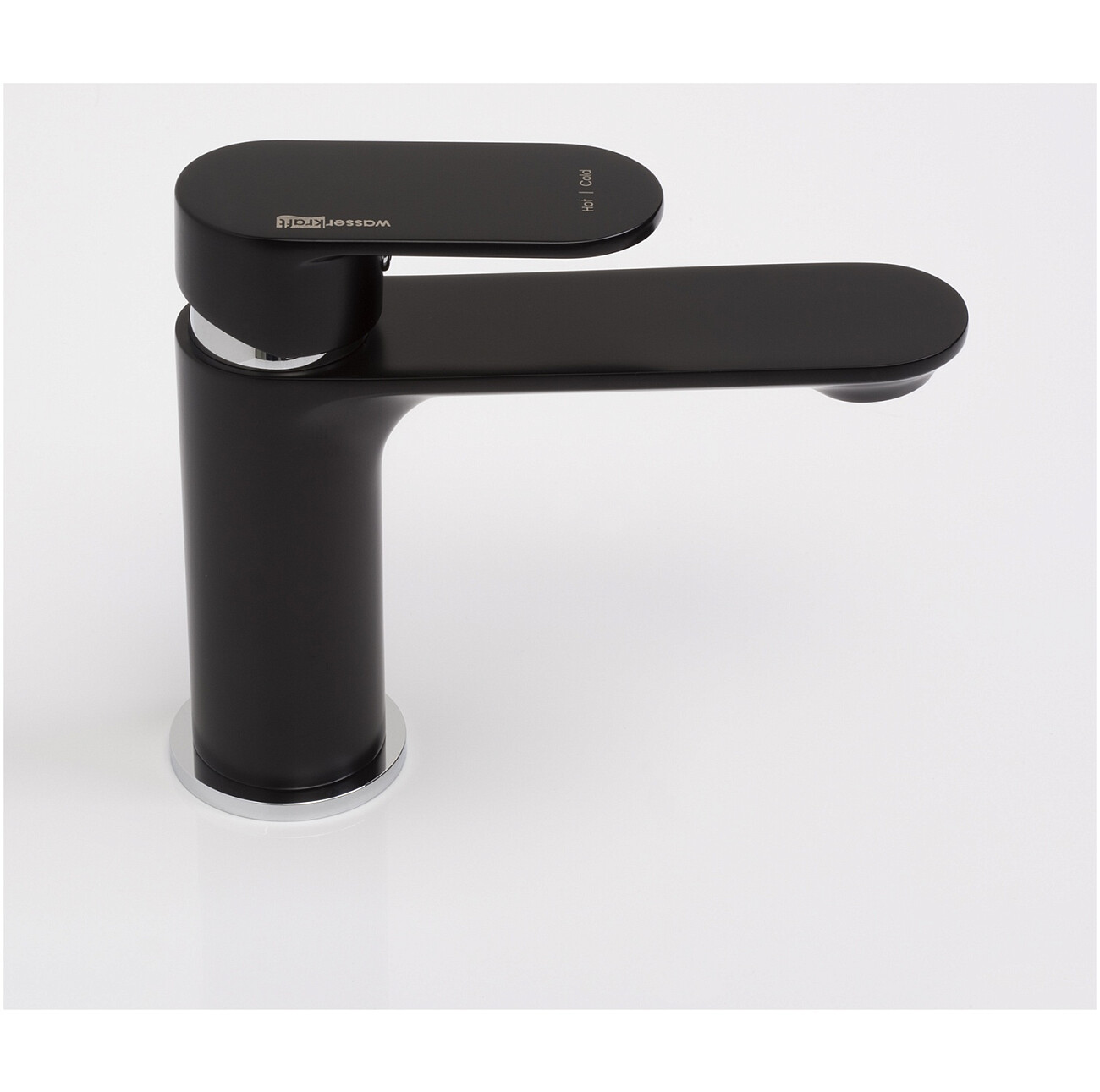 Смеситель для раковины из латуни черный Wasserkraft 7403 - изображение 4