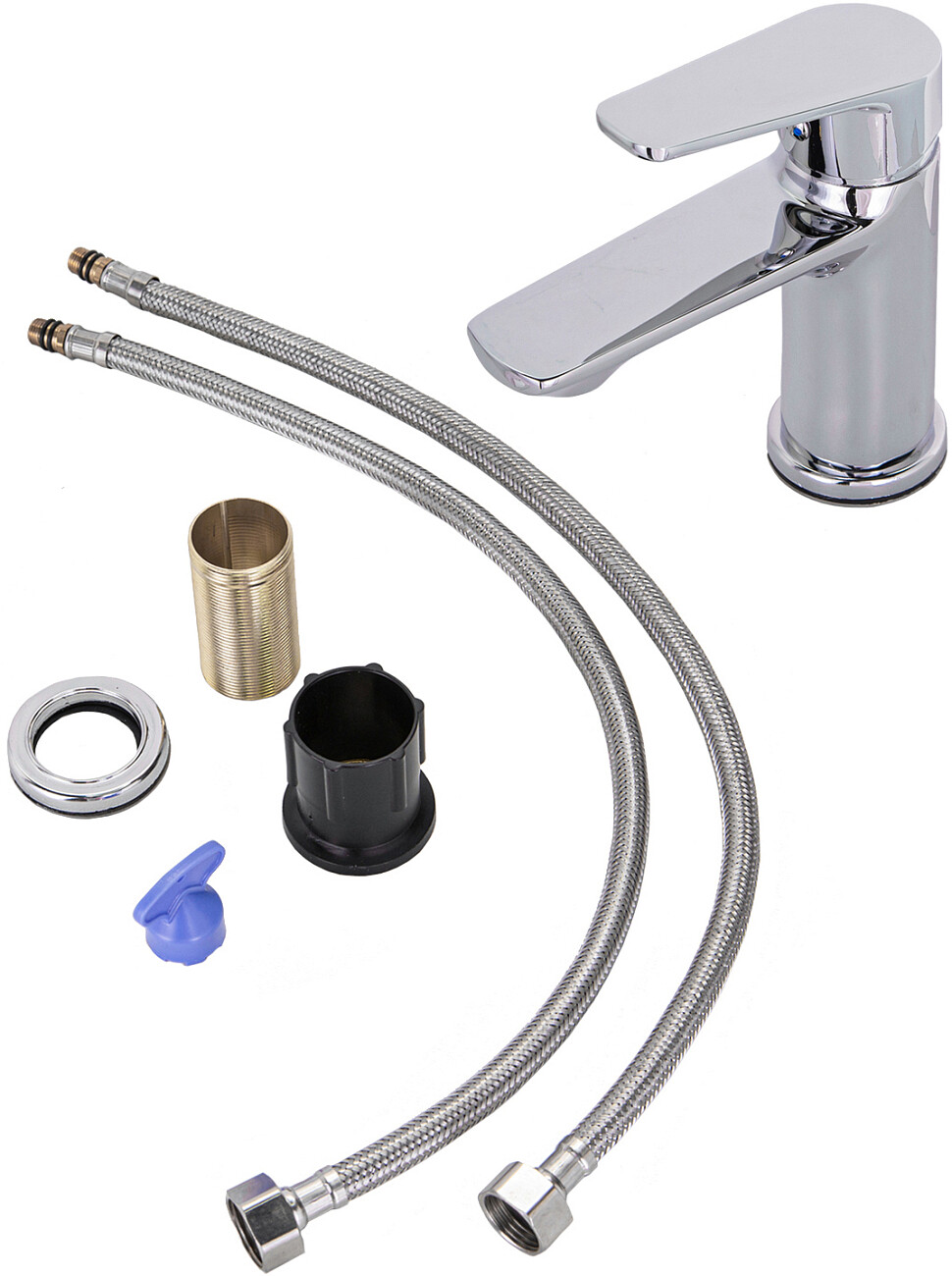 Смеситель для раковины хром Stworki "Нарвик" NR-03 - изображение 8