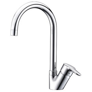 Смеситель для кухни из латуни хром Wasserkraft 24407