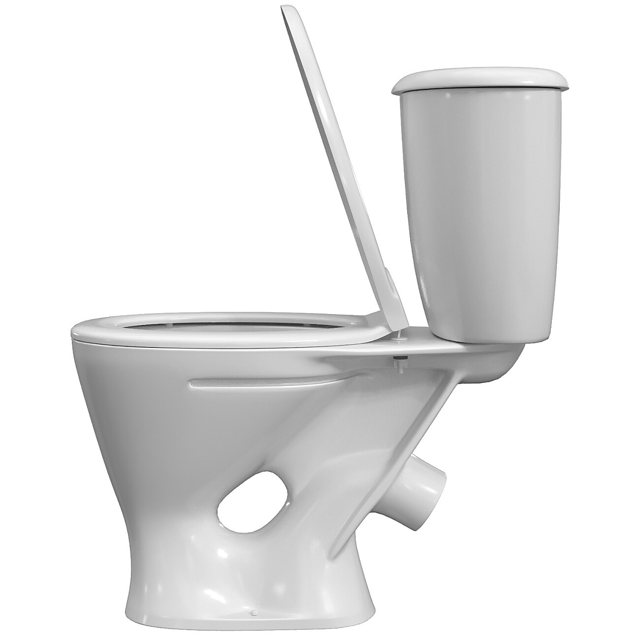 Унитаз напольный овальный белый Diwo "Архангельск" AR0005 - изображение 10