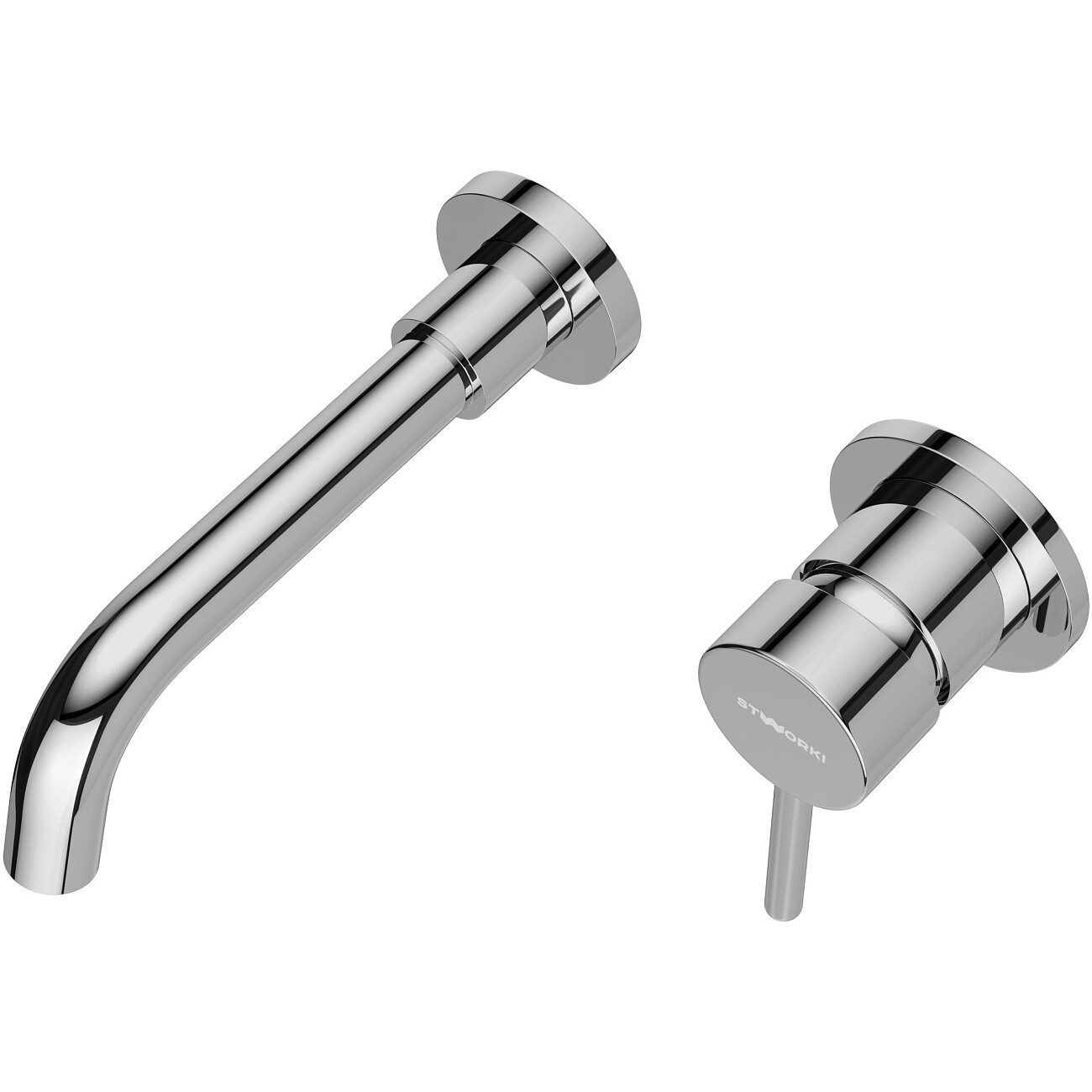 Смеситель для раковины встраиваемый хром Stworki "Эстерсунд" S31040CR - изображение 9