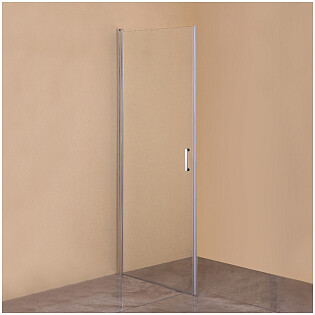 Душевая дверь в нишу 100х190 см стеклянная прозрачная, хром Diwo &quot;Кострома&quot; KS05-100TCR