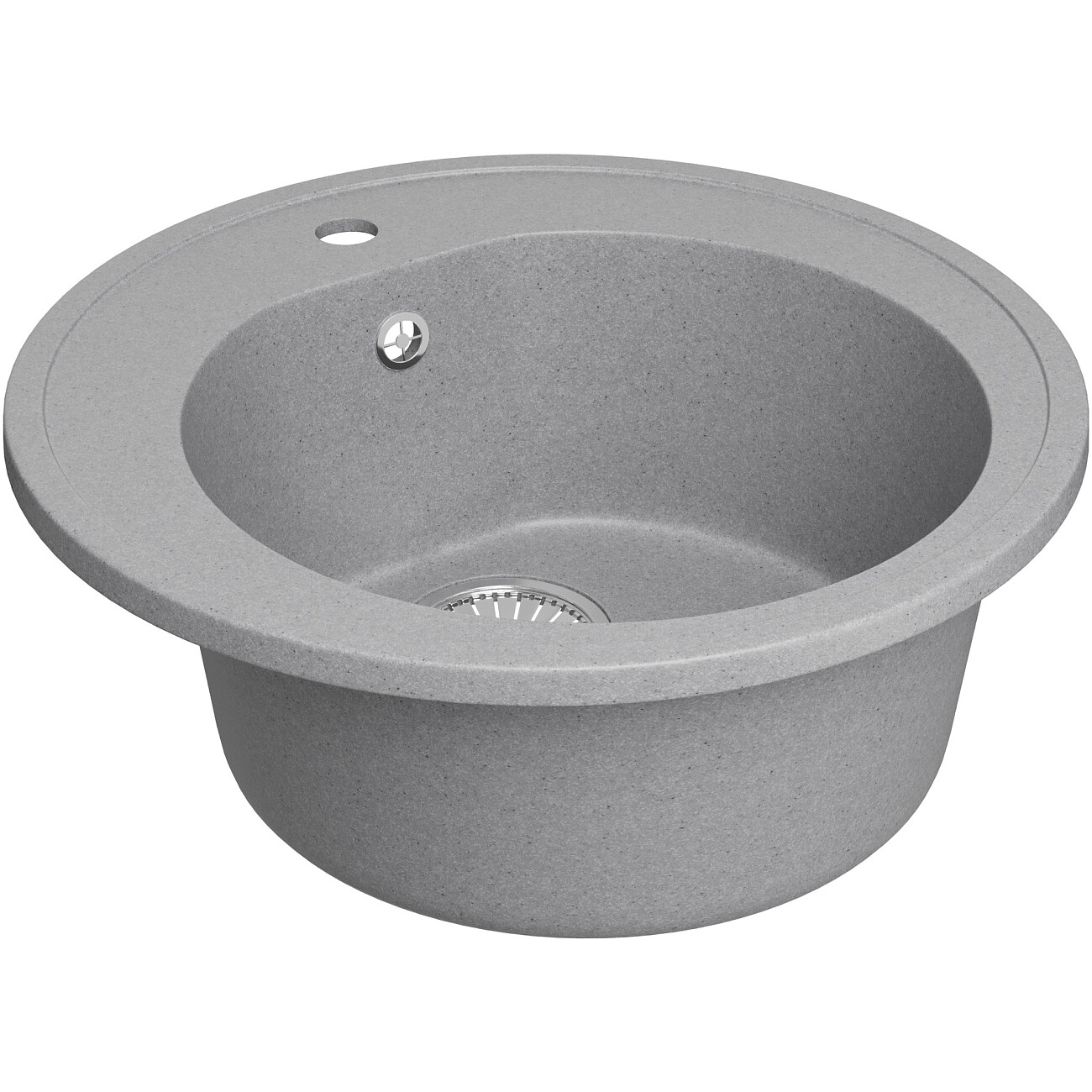 Мойка кухонная светло-серая Domaci "Болонья" М-03-006 - изображение 9