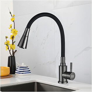 Cмеситель для кухни с гибким изливом серый Boch Mann Mia 10422