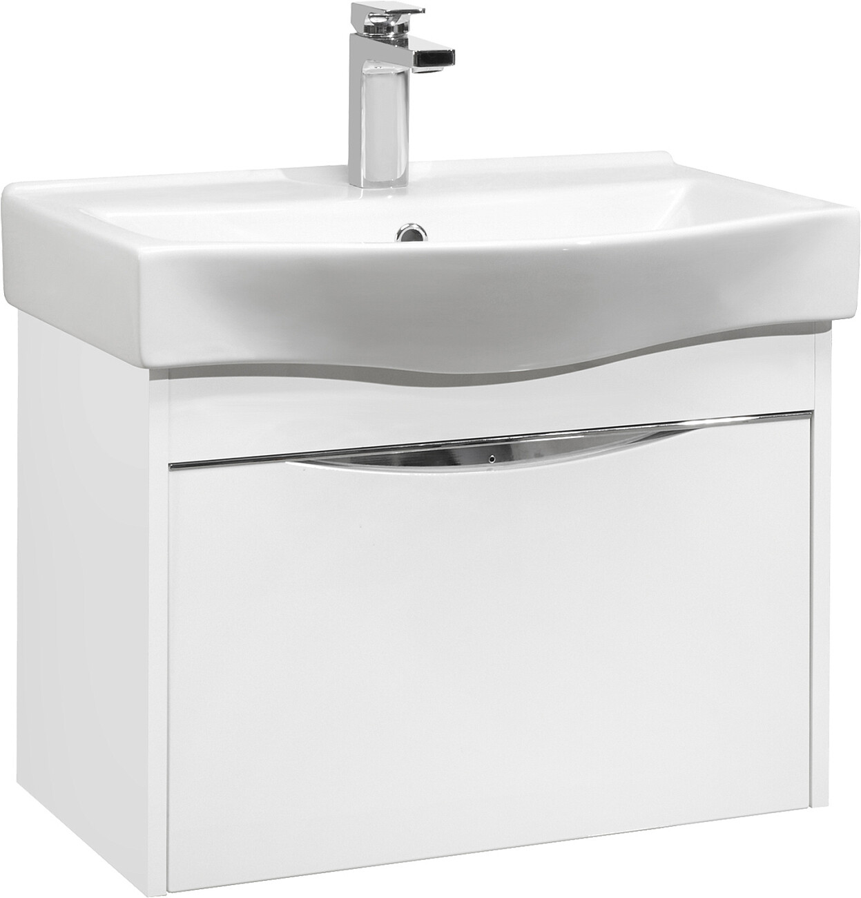 Раковина мебельная фарфоровая 65 см белая Stworki "Беверли" - изображение 6