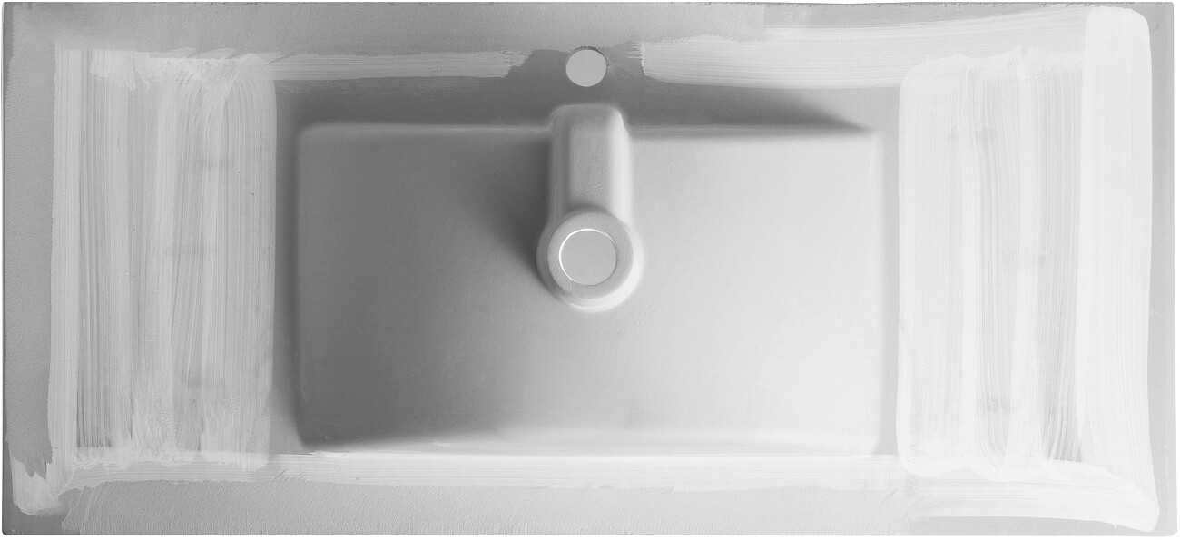 Раковина накладная фарфоровая прямоугольная 46,5х101,5 см белая Stworki "Ольтен" OLT-04kv - изображение 4