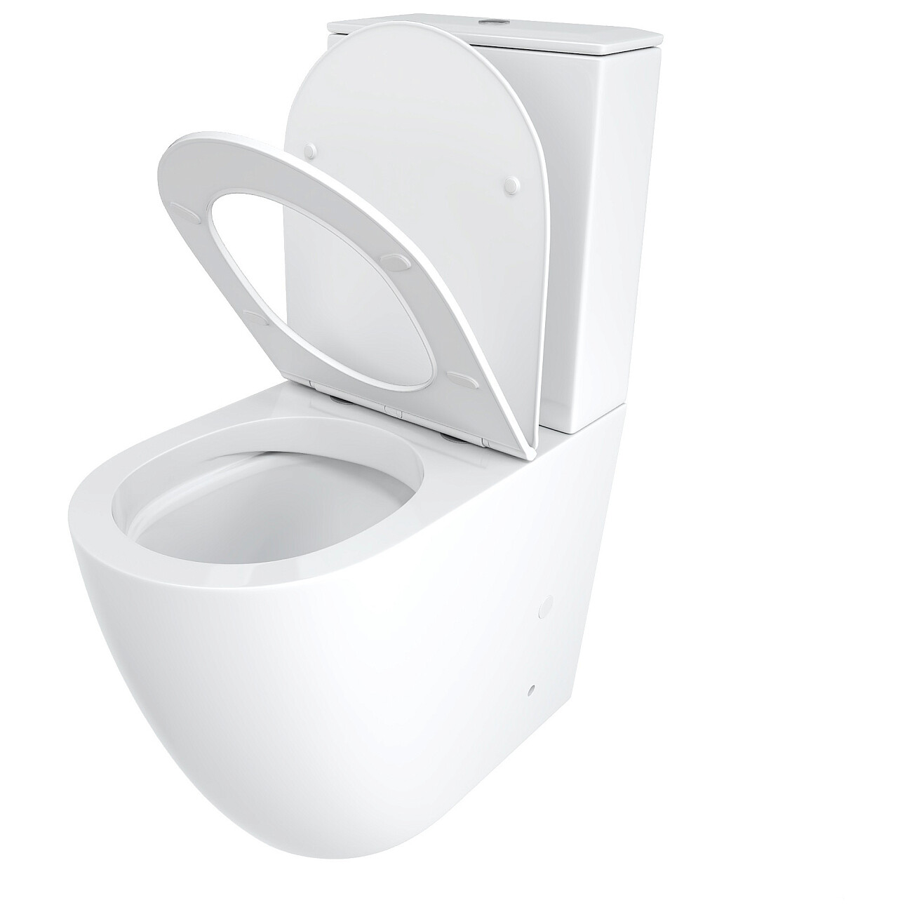 Унитаз напольный безободковый белый Cerutti SPA Bella CT8709 - изображение 15