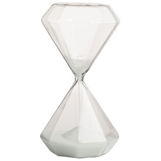 Песочные часы на 15 минут Белые