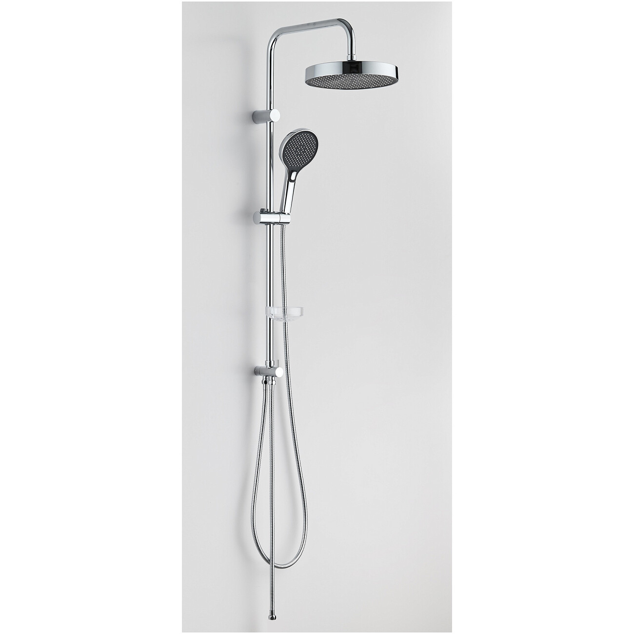 Душевая стойка с верхним душем хром Stworki "Молде" S23180CR - изображение 9