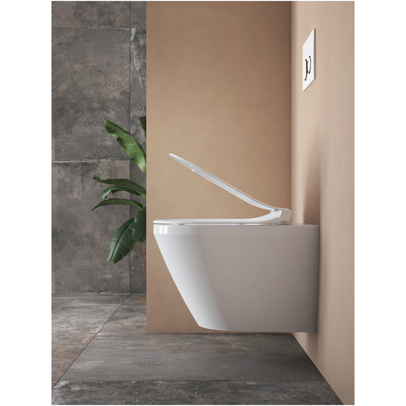 Унитаз подвесной безободковый белый Vitra Integra Round 7041B003-0075 - изображение 6