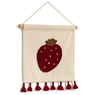 Декор настенный 40 см хлопок, красный Amarantha от La Forma