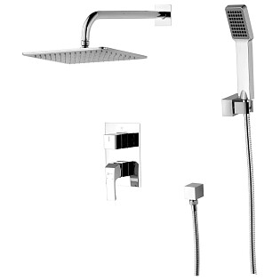 Душевой комплект встраиваемый хром Lemark Unit LM4529C