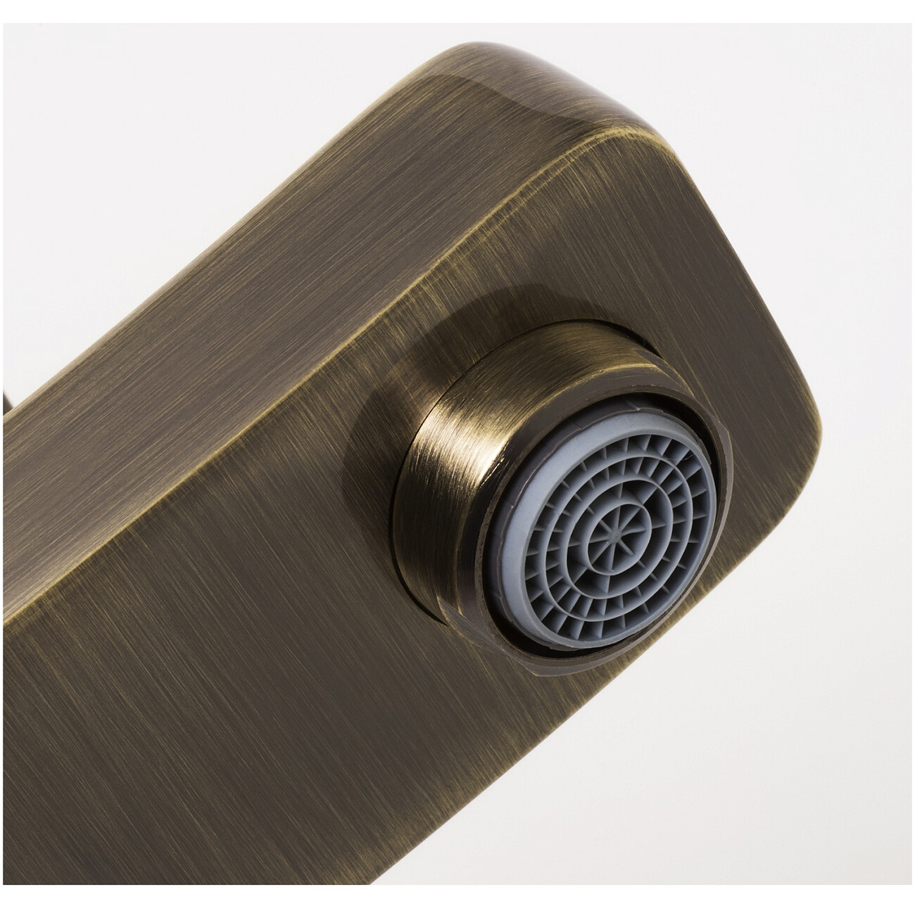 Смеситель для раковины из латуни светлая бронза Wasserkraft 1603 - изображение 11