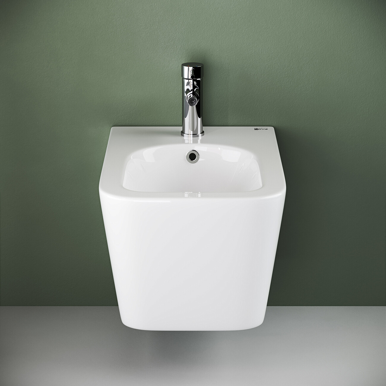 Биде подвесное белое Ceramica Nova Metric CN3008 с инсталляцией для биде Stworki 540201 - изображение 4