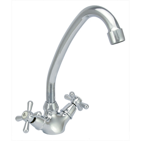 Смеситель для раковины двухвентильный хром Istok life Luxe 0402.434 - изображение 1