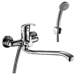 Смеситель для ванны универсальный хром Rossinka A35-34