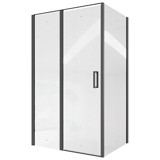 Душевой уголок прямоугольный 90x120 см черный Cerutti SPA Victoria 120B