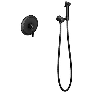 Гигиенический душ со смесителем черный Timo Arisa 5309-03SM