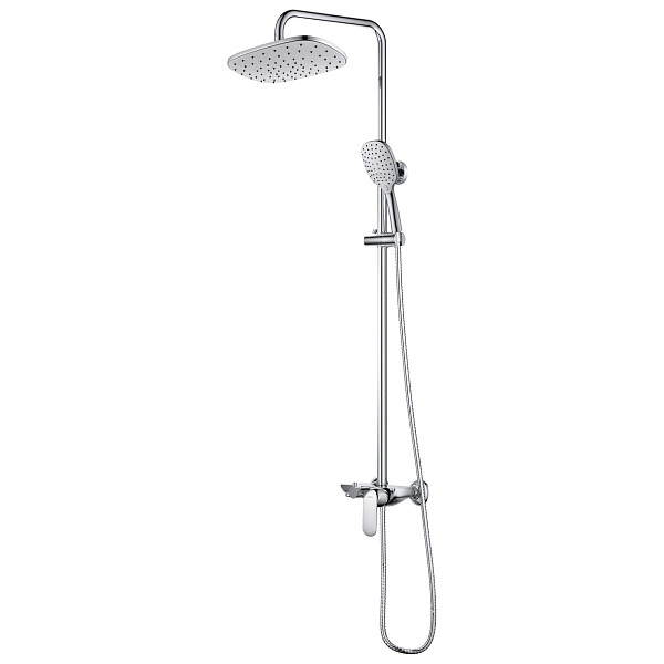Душевая стойка с верхним душем и смесителем 115 см хром D&K Venice Gondola DA1023701B14 - изображение 1