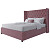 Кровать двуспальная с мягким изголовьем 160х200 пыльная роза Wing-2