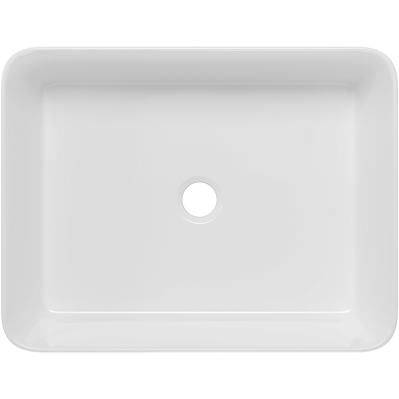 Накладная раковина 37х48 см белая Stworki "Берген" S21414WH - изображение 8