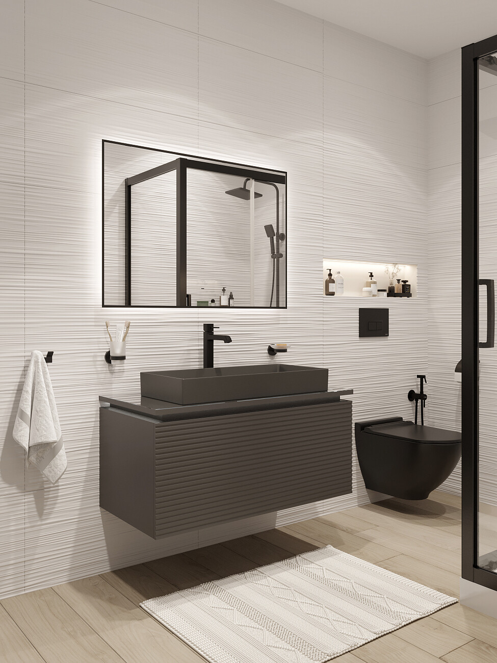 Раковина-чаша фаянсовая 75 см антрацит Stworki "Рандерс" 3075-112-KL - изображение 4