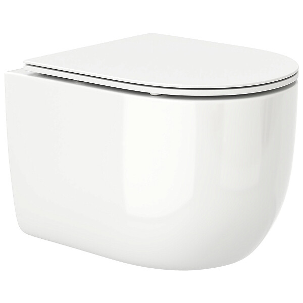 Унитаз подвесной безободковый белый Cerutti SPA Oglio Aria CT8909 - изображение 1