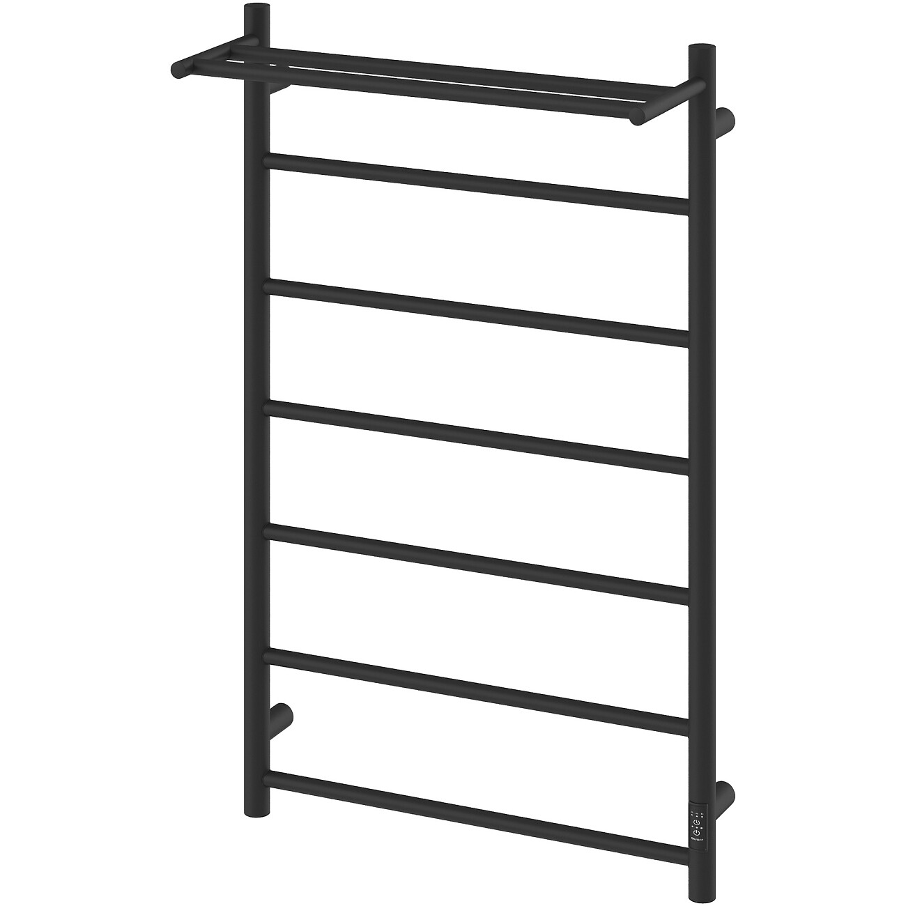 Полотенцесушитель электрический 100х60 см с полкой черный Ewrika "Сафо PN" 4657812418439 - изображение 10