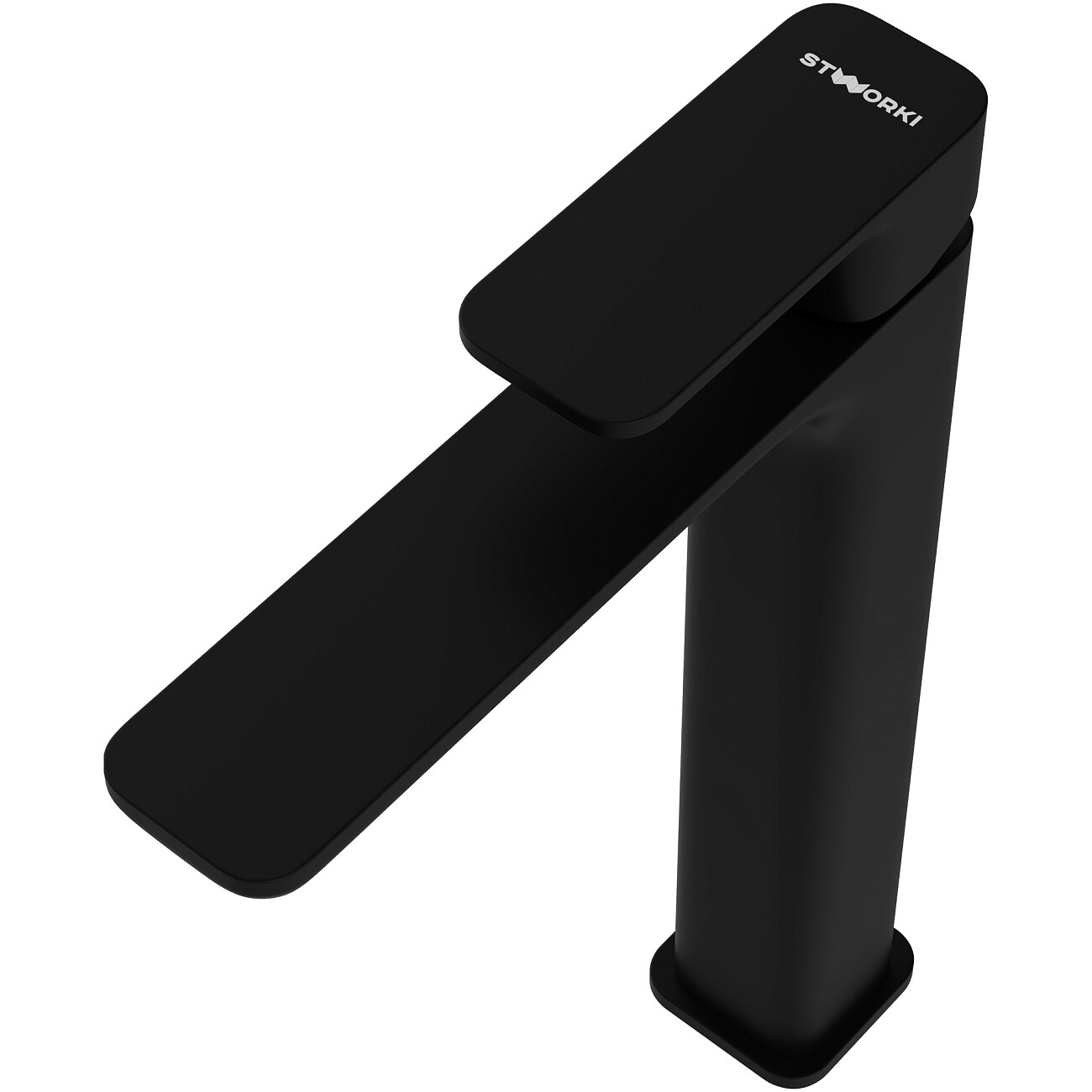 Смеситель для раковины однорычажный черный Stworki "Мосс" S43020BK - изображение 10