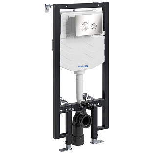 Система инсталляции для унитазов с кнопкой никель Vils 56TLT.010.ME.BN01