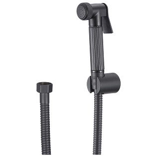 Гигиенический душ с держателем и шлангом черный D-Lin D61038-A