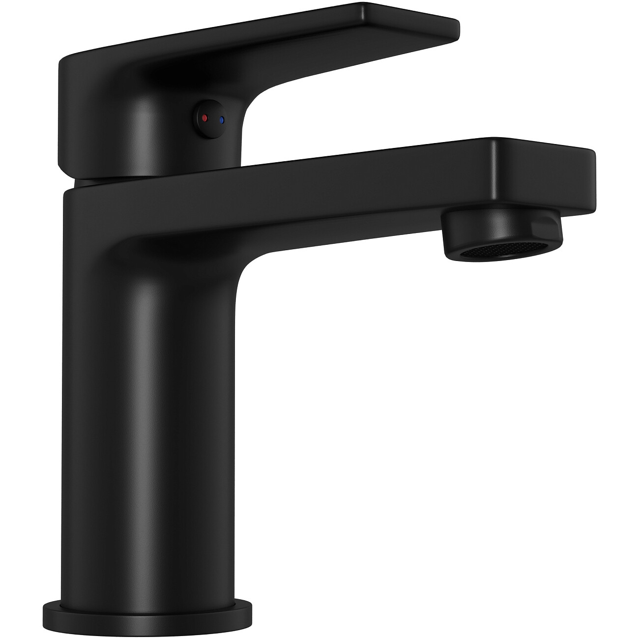 Смеситель для раковины однорычажный черный Stworki "Берген" S21010BK - изображение 8