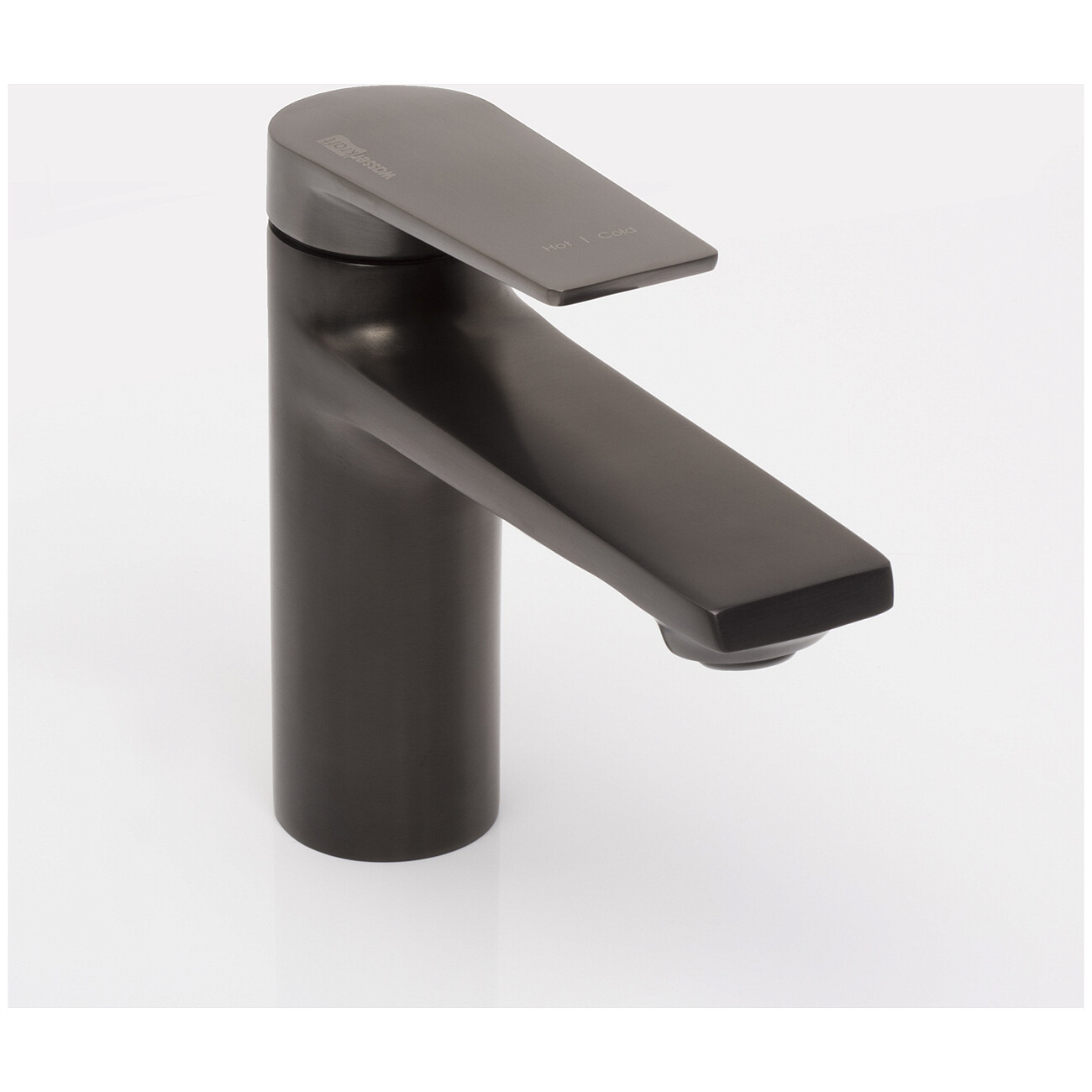 Смеситель для раковины из латуни оружейная сталь Wasserkraft 8403 - изображение 7