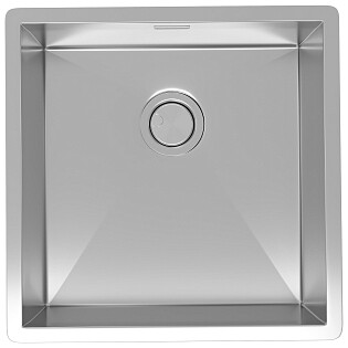 Кухонная мойка из нержавеющей стали 44х44 см полированная сталь Reflexion Como RX2044SS