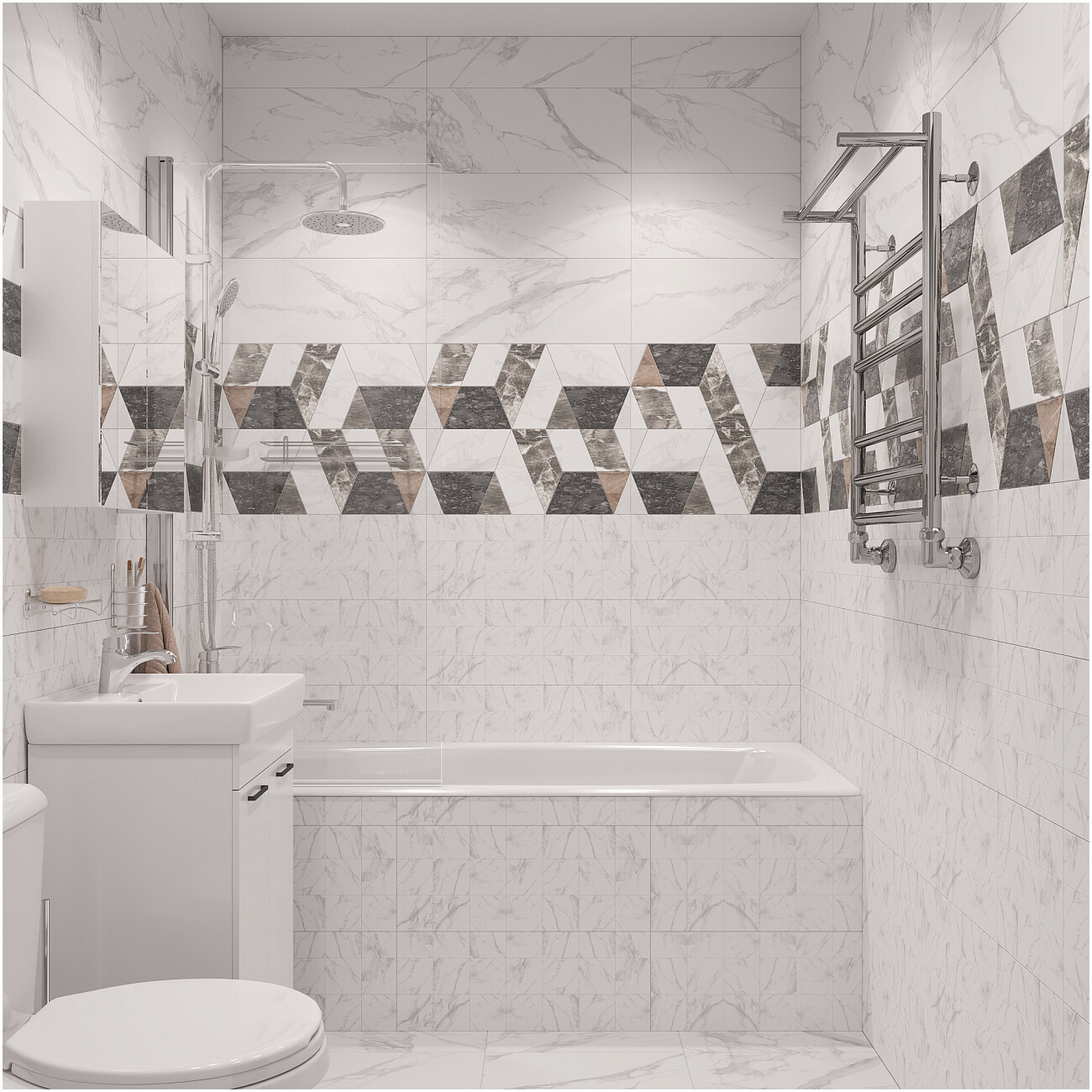 Ванна акриловая 170x70 см белая Diwo "Анапа" Щ0000055220, Щ0000048583 - изображение 8